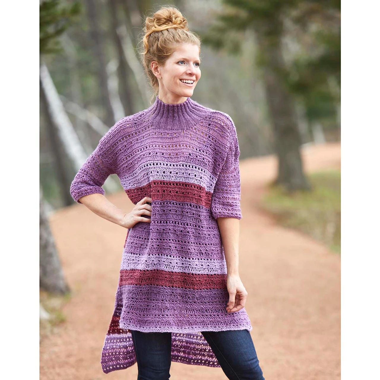 Willow Yarns Striped Pullover Knit Kit 1 Willow Yarns Striped Pullover Knit Kit