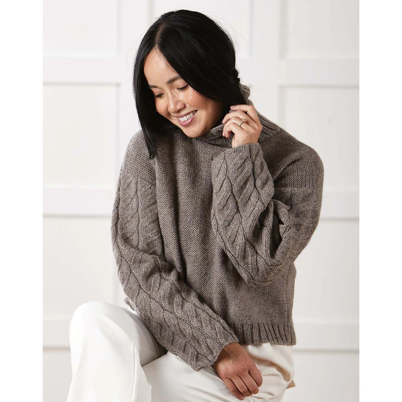 Willow Yarns The Sleeves Have It Pullover Knit Kit 1 Willow Yarns The Sleeves Have It Pullover Knit Kit