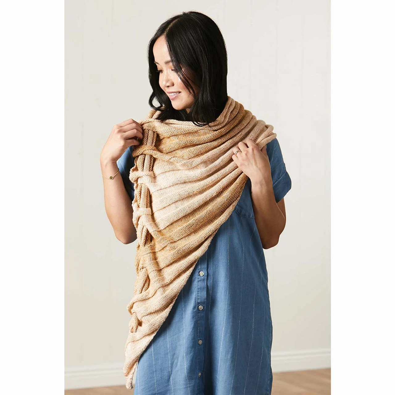 Willow Yarns Viridian Wrap Knit Yarn Kit 1 Willow Yarns Viridian Wrap Knit Yarn Kit