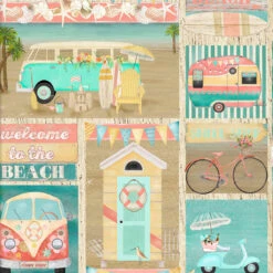 Fabric Edition, Inc. Beach Travel Fabric Quarters Bundle Pre-Cut Fabric 10 Fabric Edition, Inc. Beach Travel Fabric Quarters Bundle Pre-Cut Fabric -Craft Haven Sales 748525 5 55350.1693479235