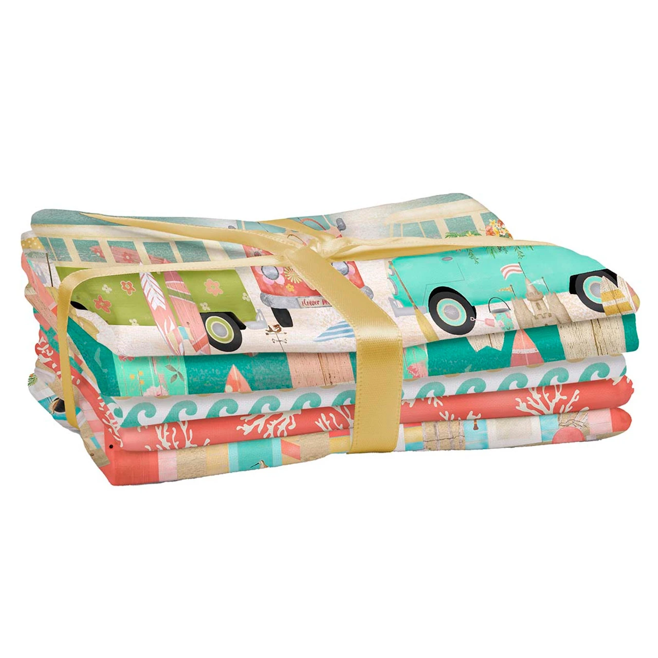 Fabric Edition, Inc. Beach Travel Fabric Quarters Bundle Pre-Cut Fabric 1 Fabric Edition, Inc. Beach Travel Fabric Quarters Bundle Pre-Cut Fabric