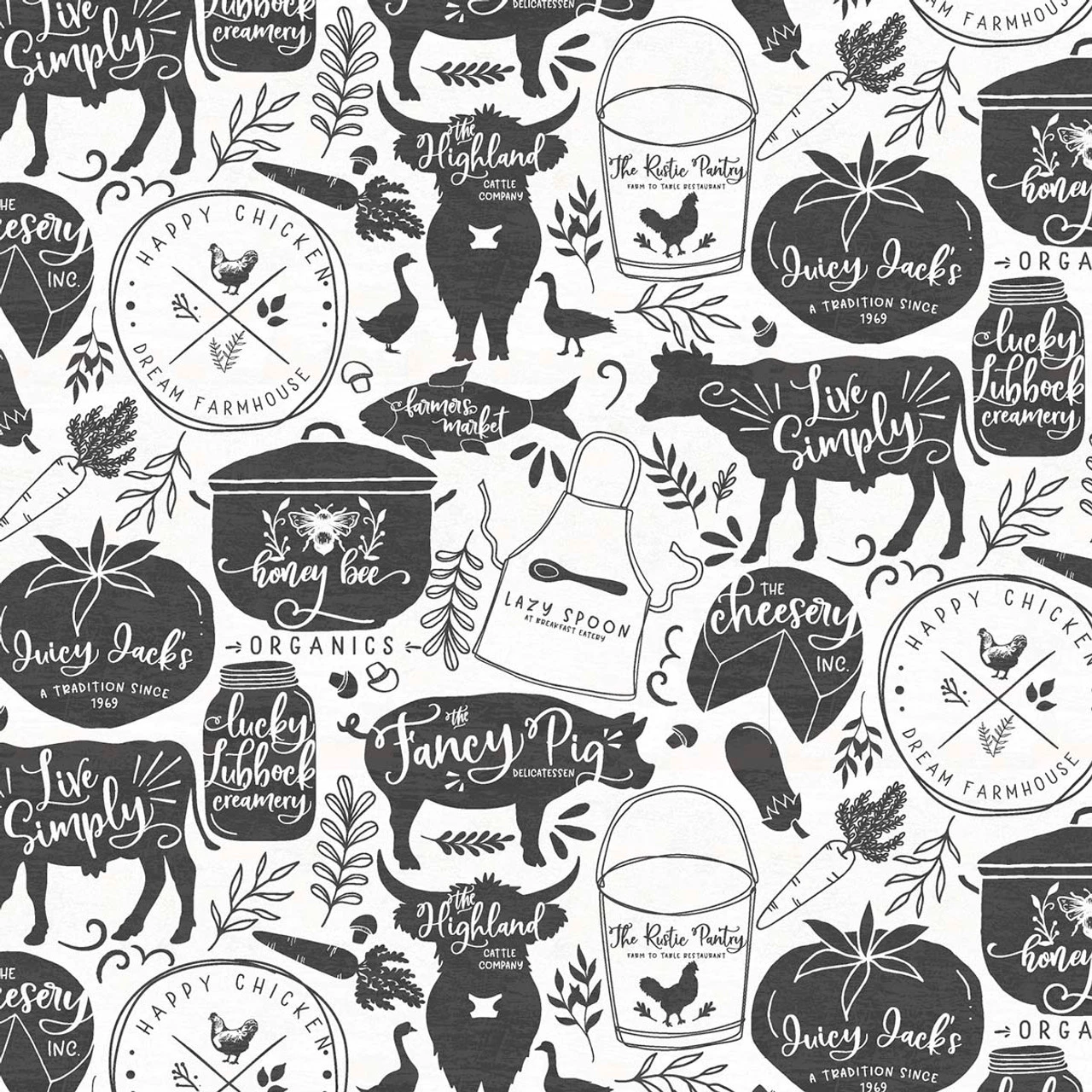 Fabric Edition, Inc. Farmhouse Strip Roll Pre-Cut Fabric 2 Fabric Edition, Inc. Farmhouse Strip Roll Pre-Cut Fabric - Image 2