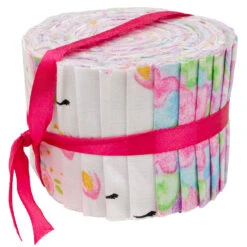 Fabric Edition, Inc. Unicorn Strip Roll Pre-Cut Fabric