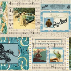 Western Rodeo Panel Fabric -Craft Haven Sales 748587 3 87049.1698706256