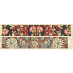 Roses & Daisies Panel Fabric