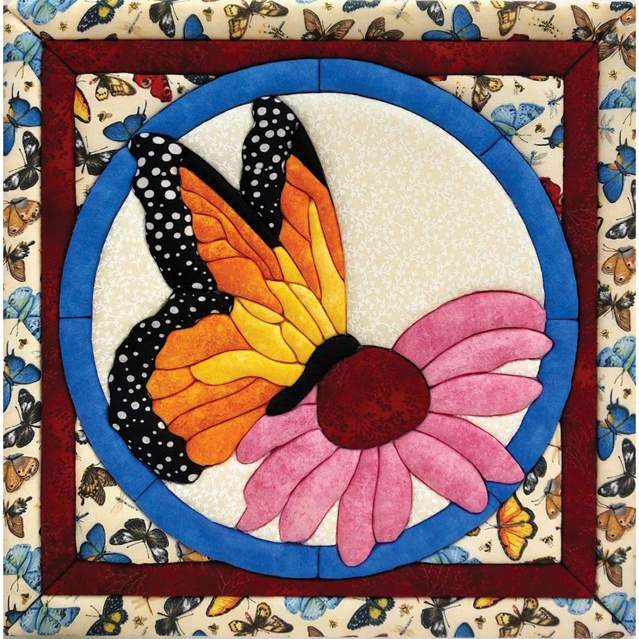 Quilt Magic Monarch Butterfly No-Sew Quilt Kit 1 Quilt Magic Monarch Butterfly No-Sew Quilt Kit