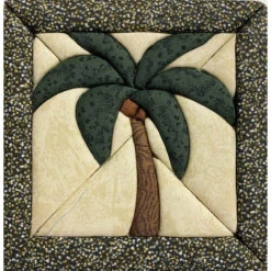 Quilt Magic Mini Palm Trees No-Sew Quilt Kit